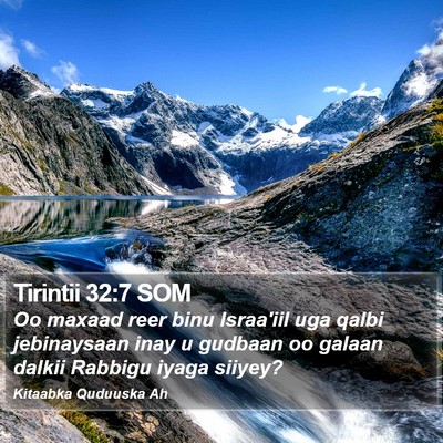 Tirintii 32:7 SOM Bible Verse Image