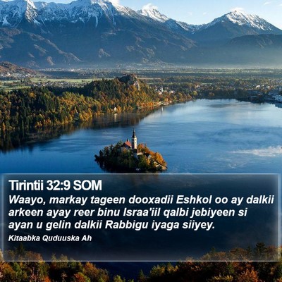 Tirintii 32:9 SOM Bible Verse Image