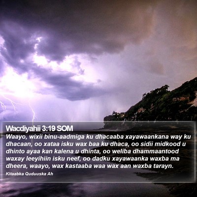 Wacdiyahii 3:19 SOM Bible Verse Image