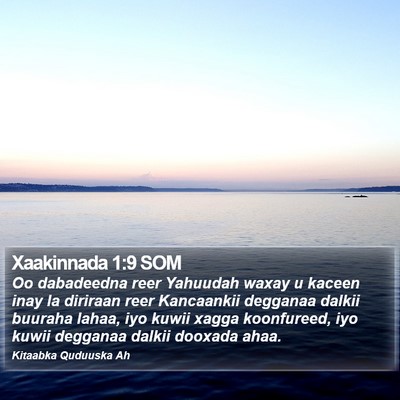 Xaakinnada 1:9 SOM Bible Verse Image