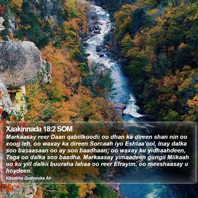 Xaakinnada 18:2 SOM Bible Verse Image