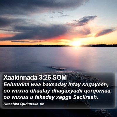 Xaakinnada 3:26 SOM Bible Verse Image