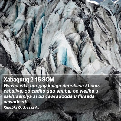Xabaquuq 2:15 SOM Bible Verse Image