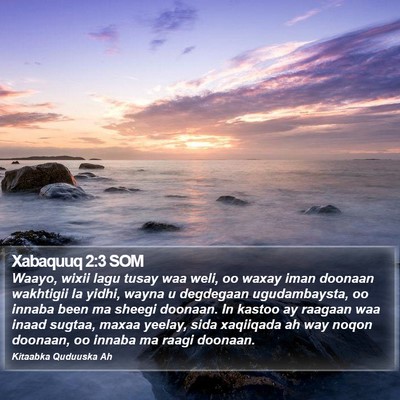 Xabaquuq 2:3 SOM Bible Verse Image