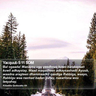 Yacquub 5:11 SOM Bible Verse Image