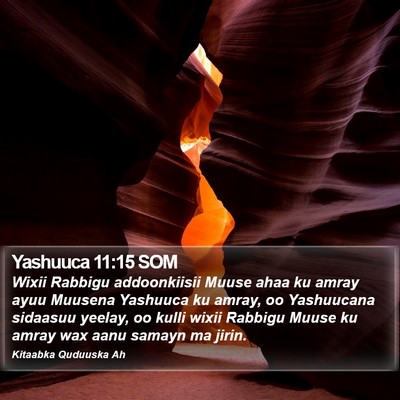 Yashuuca 11:15 SOM Bible Verse Image