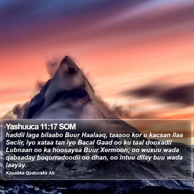 Yashuuca 11:17 SOM Bible Verse Image