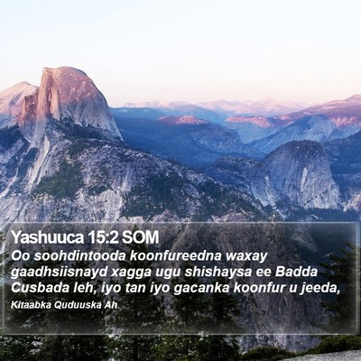 Yashuuca 15:2 SOM Bible Verse Image