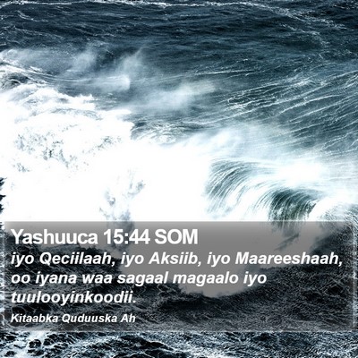 Yashuuca 15:44 SOM Bible Verse Image