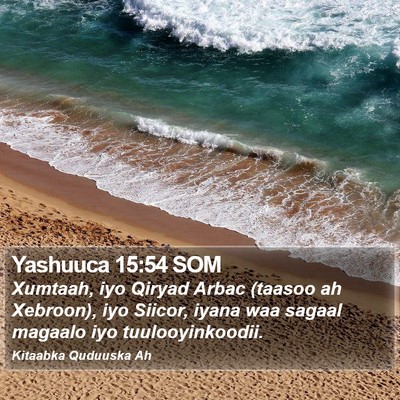 Yashuuca 15:54 SOM Bible Verse Image