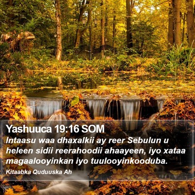 Yashuuca 19:16 SOM Bible Verse Image