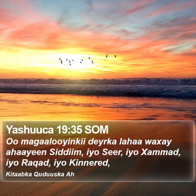 Yashuuca 19:35 SOM Bible Verse Image