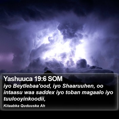 Yashuuca 19:6 SOM Bible Verse Image