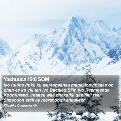 Yashuuca 19:8 SOM Bible Verse Image