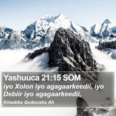 Yashuuca 21:15 SOM Bible Verse Image
