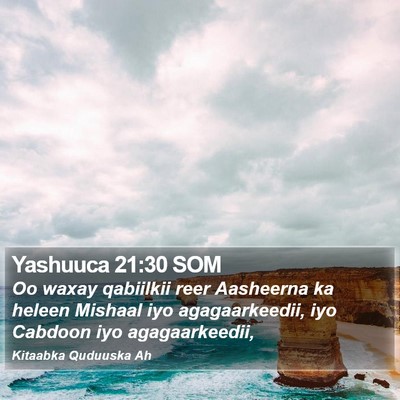 Yashuuca 21:30 SOM Bible Verse Image