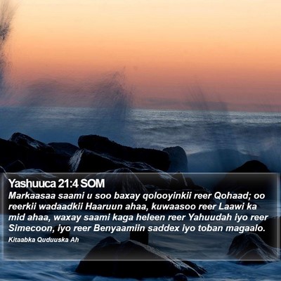 Yashuuca 21:4 SOM Bible Verse Image