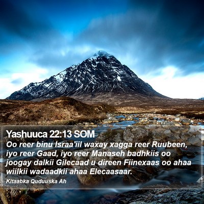 Yashuuca 22:13 SOM Bible Verse Image