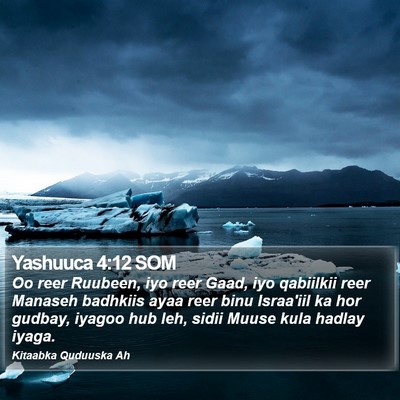 Yashuuca 4:12 SOM Bible Verse Image