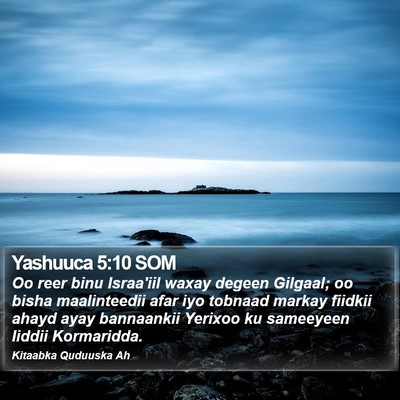 Yashuuca 5:10 SOM Bible Verse Image