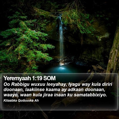 Yeremyaah 1:19 SOM Bible Verse Image