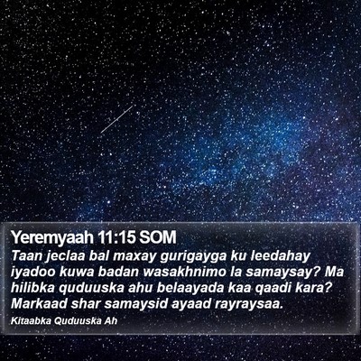 Yeremyaah 11:15 SOM Bible Verse Image