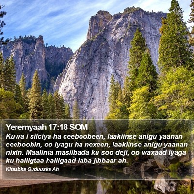 Yeremyaah 17:18 SOM Bible Verse Image
