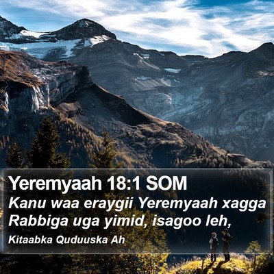 Yeremyaah 18:1 SOM Bible Verse Image