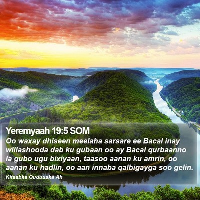 Yeremyaah 19:5 SOM Bible Verse Image