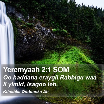 Yeremyaah 2:1 SOM Bible Verse Image