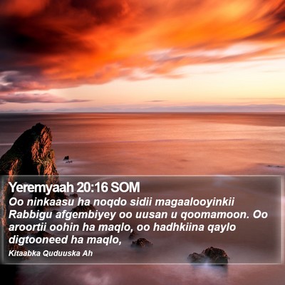 Yeremyaah 20:16 SOM Bible Verse Image