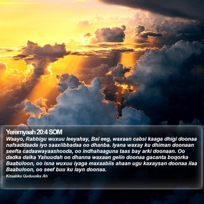 Yeremyaah 20:4 SOM Bible Verse Image