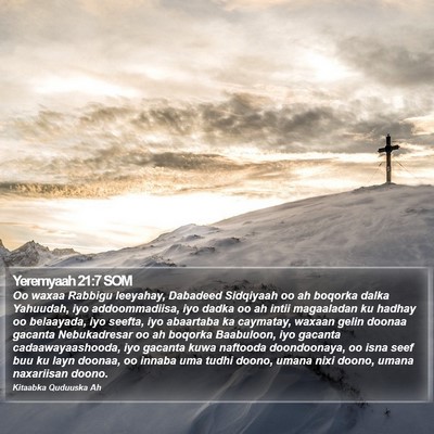 Yeremyaah 21:7 SOM Bible Verse Image