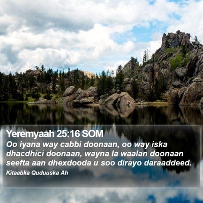 Yeremyaah 25:16 SOM Bible Verse Image