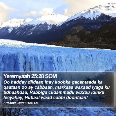 Yeremyaah 25:28 SOM Bible Verse Image