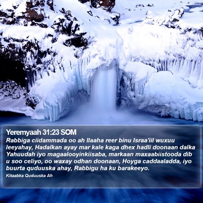 Yeremyaah 31:23 SOM Bible Verse Image