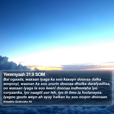 Yeremyaah 31:8 SOM Bible Verse Image