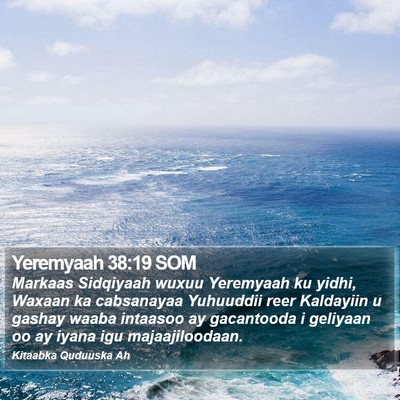 Yeremyaah 38:19 SOM Bible Verse Image