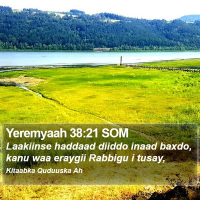 Yeremyaah 38:21 SOM Bible Verse Image
