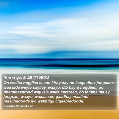 Yeremyaah 46:21 SOM Bible Verse Image