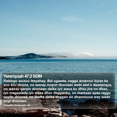 Yeremyaah 47:2 SOM Bible Verse Image