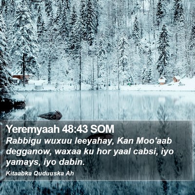 Yeremyaah 48:43 SOM Bible Verse Image