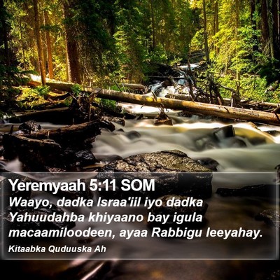 Yeremyaah 5:11 SOM Bible Verse Image