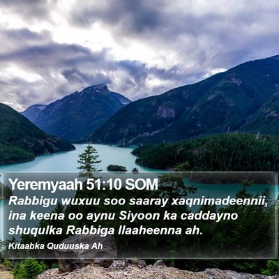 Yeremyaah 51:10 SOM Bible Verse Image