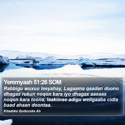 Yeremyaah 51:26 SOM Bible Verse Image
