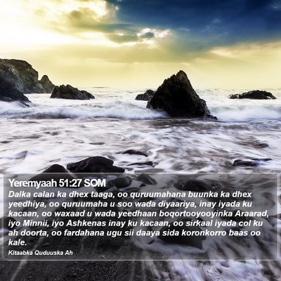 Yeremyaah 51:27 SOM Bible Verse Image