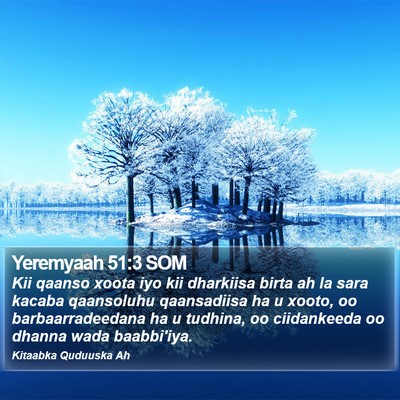 Yeremyaah 51:3 SOM Bible Verse Image