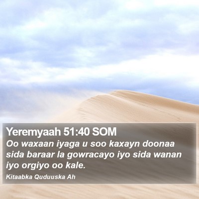 Yeremyaah 51:40 SOM Bible Verse Image