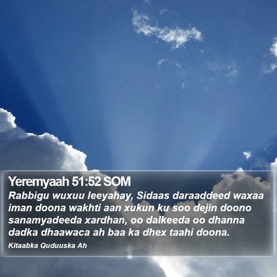 Yeremyaah 51:52 SOM Bible Verse Image