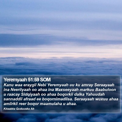 Yeremyaah 51:59 SOM Bible Verse Image